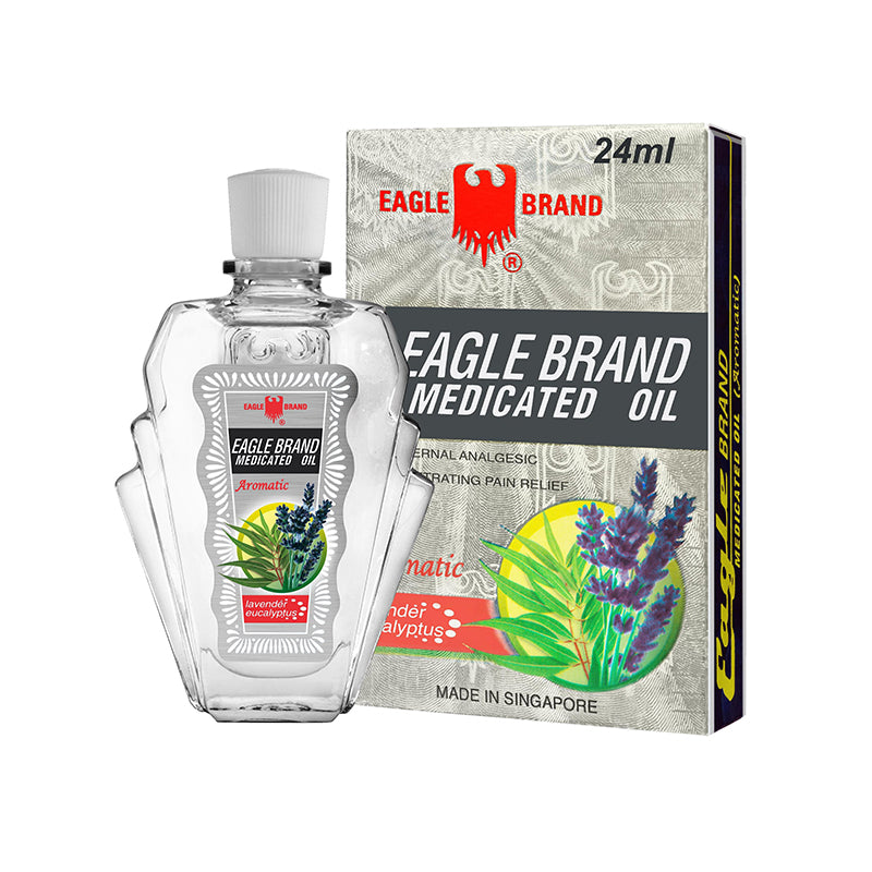 Eagle Brand Aromatic Medicated Oil (Lavender & Eucalyptus) 24ml