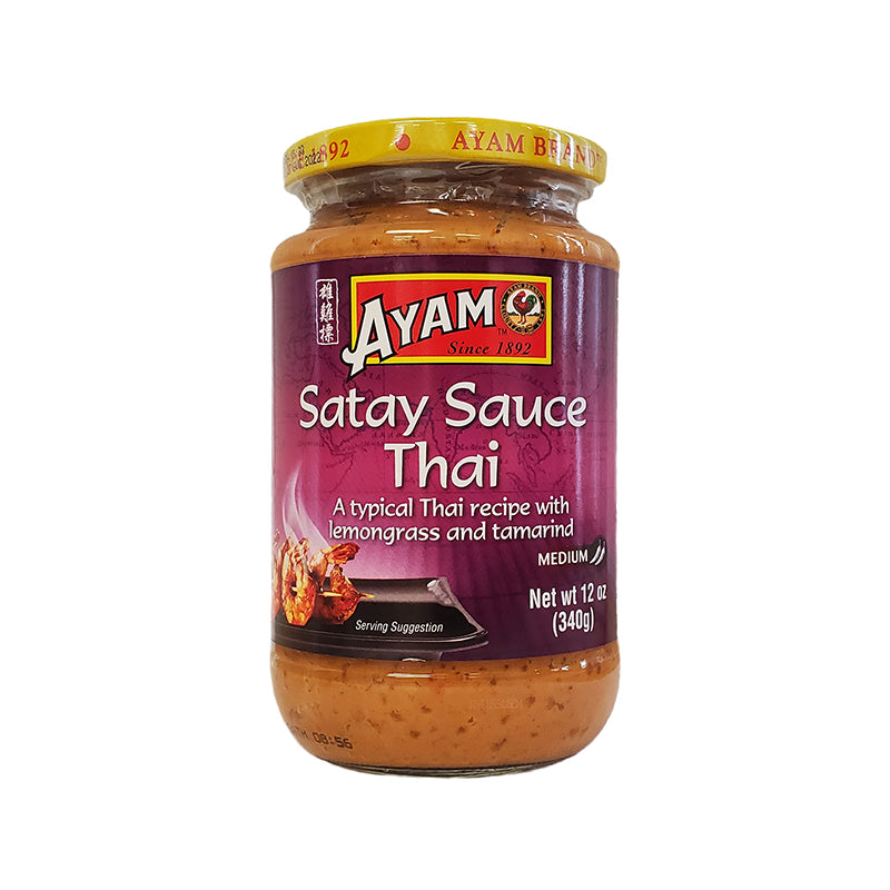 Ayam Brand Satay Peanut Sauce (Thai) 12 oz (340g)