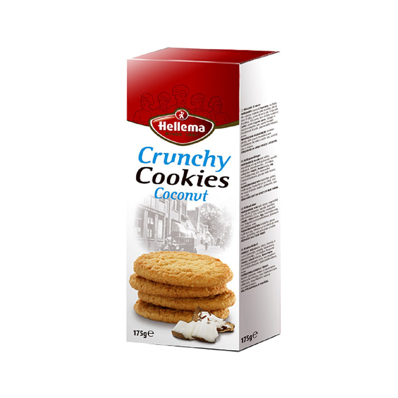 Hellema Crunchy Cookies - Coconut 6.2 oz (175g)