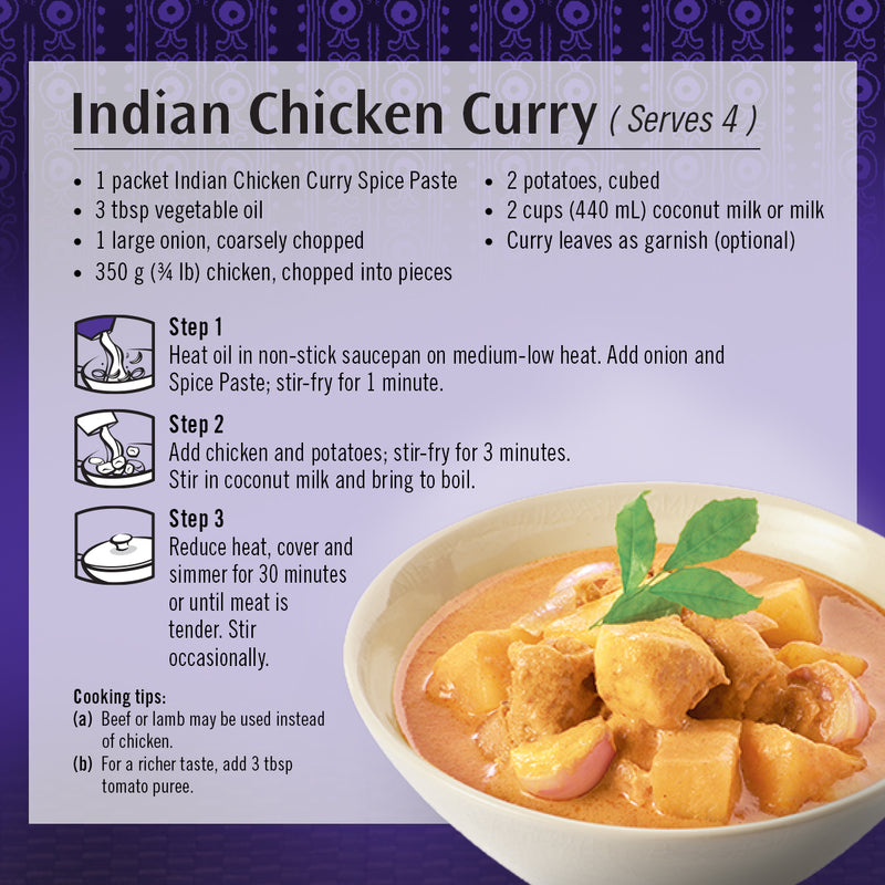 Asian Home Gourmet Indian Chicken Curry cooking instruction. 