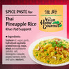 Asian home gourmet spice paste for thai pineapple rice ingredients list. 